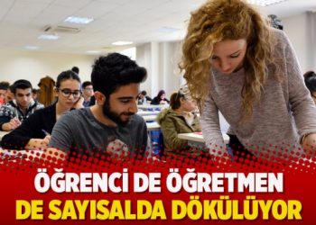 Öğrenci de öğretmen de sayısalda dökülüyor