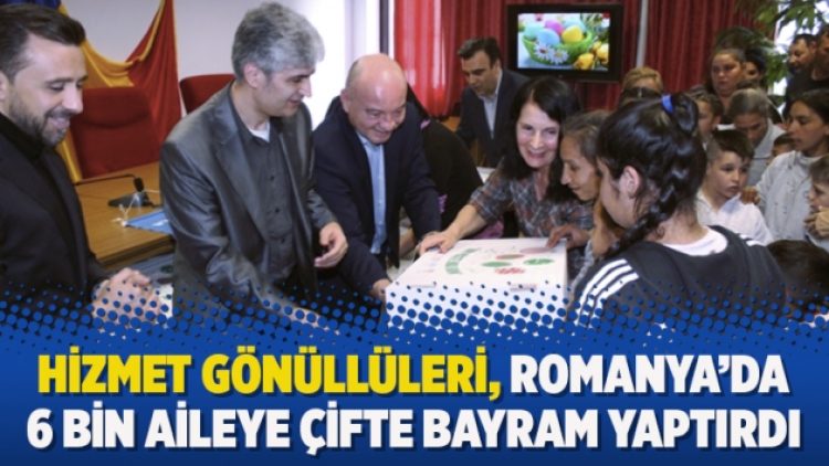 Hizmet gönüllüleri, Romanya’da 6 bin aileye çifte bayram yaptırdı