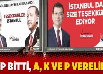 ​AKP bitti, A, K ve P verelim…