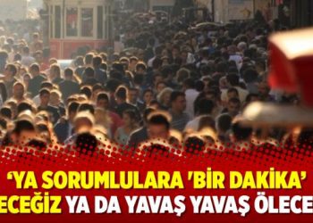 Çetin Ünsalan: Ya sorumlulara ‘bir dakika’ diyeceğiz ya da yavaş yavaş öleceğiz