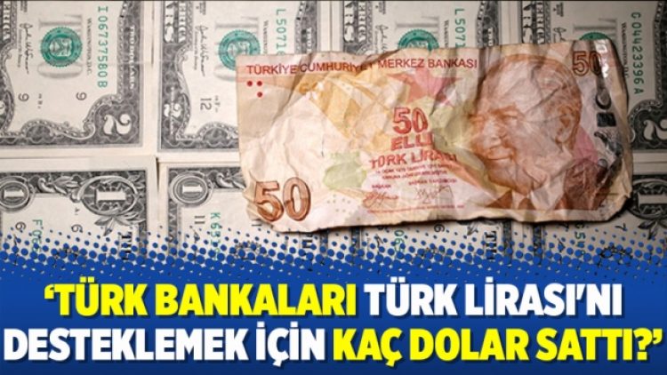 Reuters yazdı: Türk bankaları Türk Lirası’nı desteklemek için kaç dolar sattı?