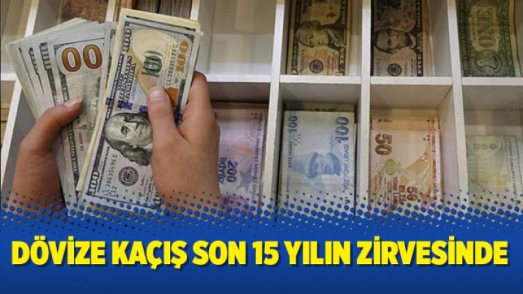 Dövize kaçış son 15 yılın zirvesinde