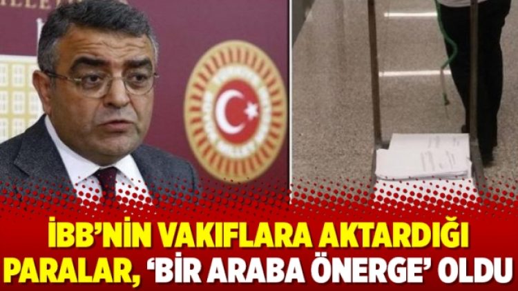 İBB’nin vakıflara aktardığı paralar, ‘bir araba önerge’ oldu