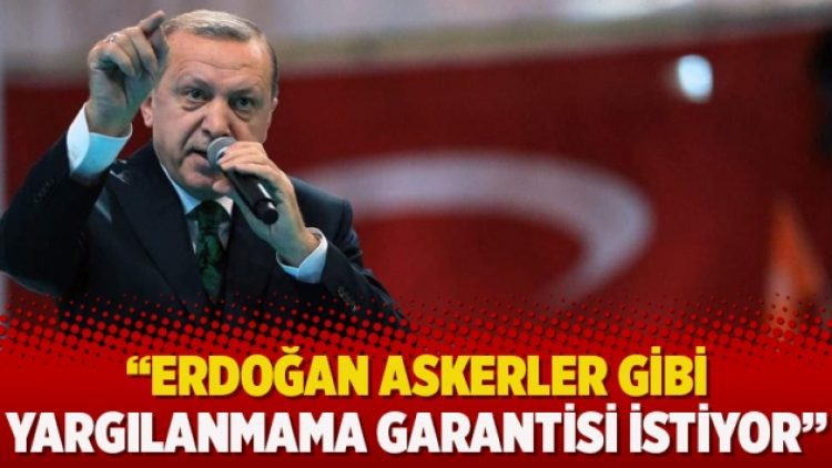 Ahmet Nesin: Erdoğan askerler gibi yargılanmama garantisi istiyor