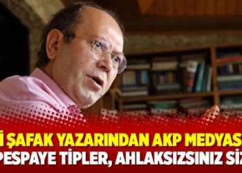 Yeni Şafak yazarı Yusuf Kaplan’dan AKP medyasına: Pespaye tipler, ahlaksızsınız siz