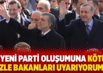 ​”Yeni parti oluşumuna kötü gözle bakanları uyarıyorum…”