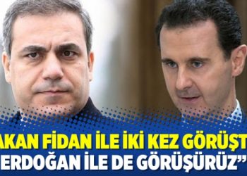 Suriye Devlet Başkanı Esad, “Hakan Fidan ile iki kez görüştük, Erdoğan ile de görüşürüz” dedi
