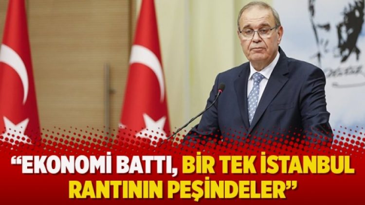 Öztrak: Ekonomi battı, bir tek İstanbul rantının peşindeler