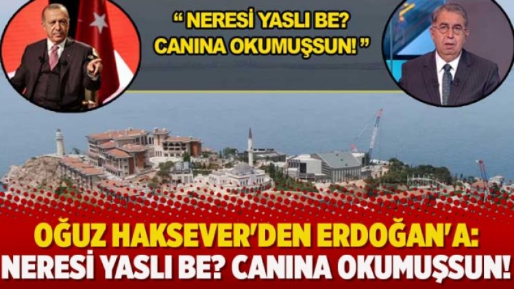 Oğuz Haksever’den Erdoğan’a: Neresi yaslı be? Canına okumuşsun!