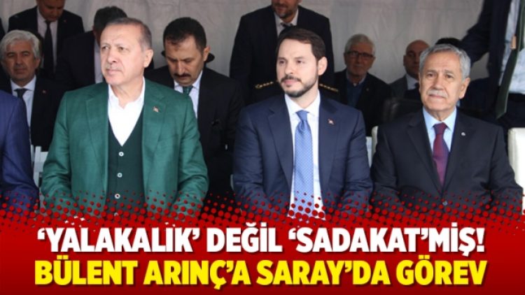 Bülent Arınç’a Saray’da görev