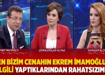 “Ben bizim cenahın Ekrem İmamoğlu ile ilgili yaptıklarından rahatsızım”