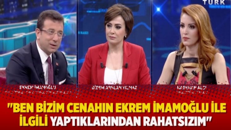 “Ben bizim cenahın Ekrem İmamoğlu ile ilgili yaptıklarından rahatsızım”