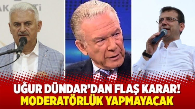 Uğur Dündar’dan flaş karar! Moderatörlük yapmayacak