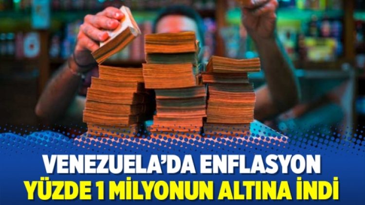 Venezuela’da enflasyon yüzde 1 milyonun altına indi
