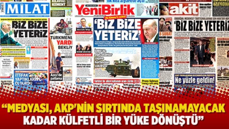 Akif Beki: Medyası, AKP’nin sırtında taşınamayacak kadar külfetli bir yüke dönüştü