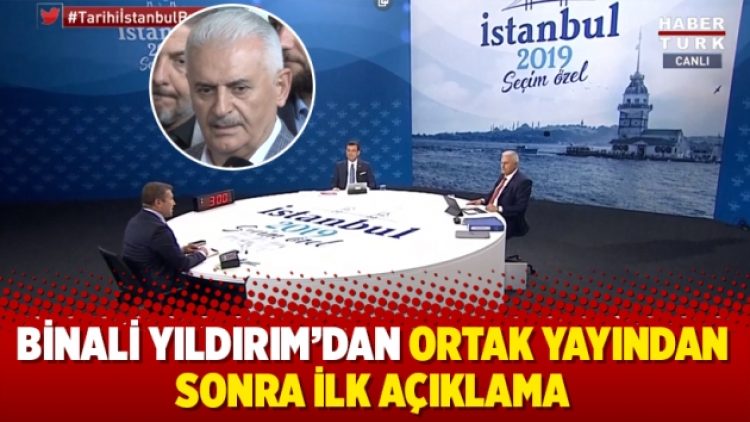 Yıldırım’dan ortak yayından sonra ilk açıklama