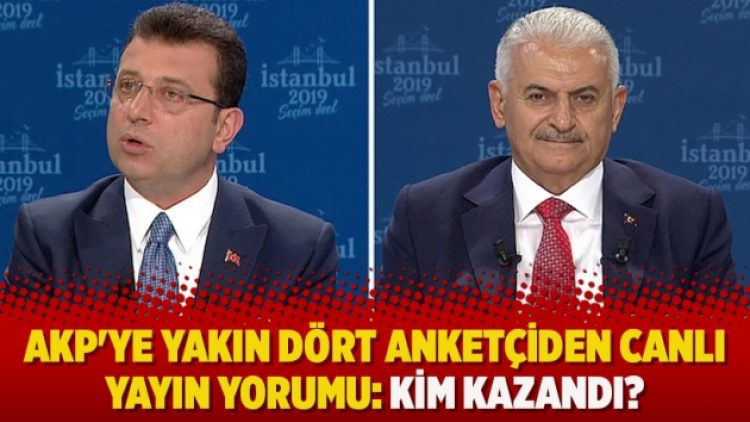 AKP’ye yakın dört anketçiden canlı yayın yorumu: Kim kazandı?