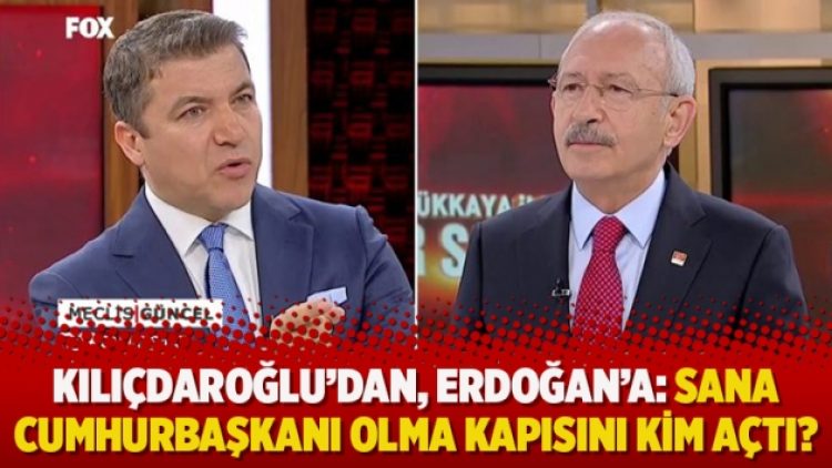 Kılıçdaroğlu’dan, Erdoğan’a: Sana Cumhurbaşkanı olma kapısını kim açtı?