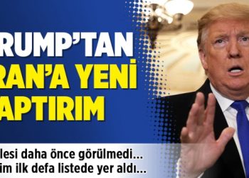 Trump’tan İran’a yeni yaptırım