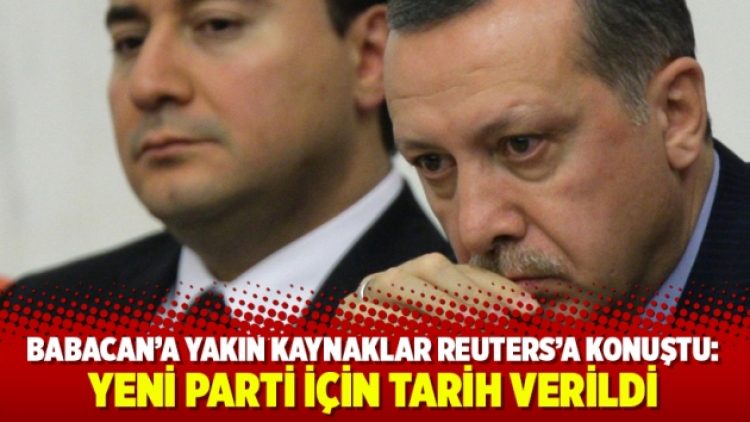 Ali Babacan’a yakın kaynaklar Reuters’a konuştu