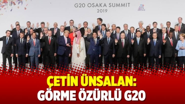 Çetin Ünsalan: Görme özürlü G20