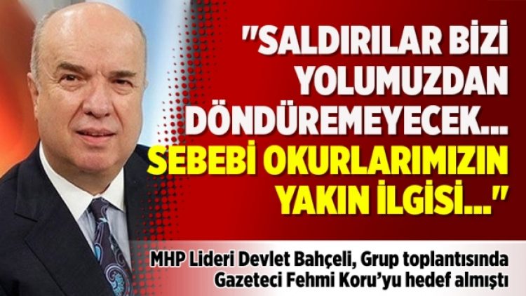 “Saldırılar bizi yolumuzdan döndüremeyecek… Sebebi okurlarımızın yakın ilgisi…”