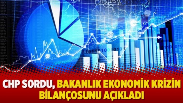 CHP sordu, bakanlık ekonomik krizin bilançosunu açıkladı