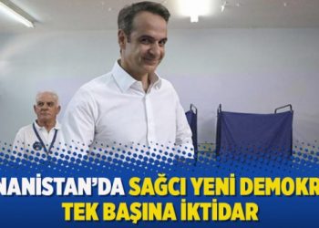 Yunanistan’da sağcı Yeni Demokrasi tek başına iktidar