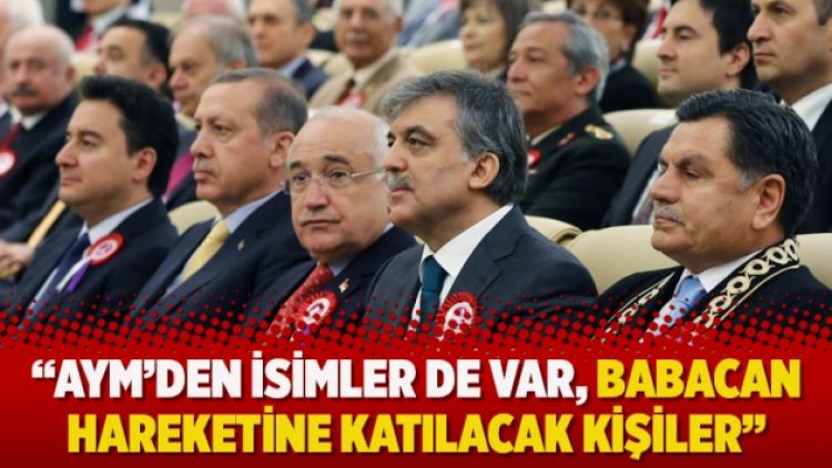 Murat Sabuncu: AYM’den isimler de var, Babacan hareketine katılacak kişiler…