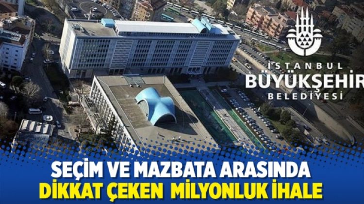 Seçim ve mazbata arasında dikkat çeken ihale