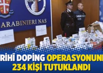 Tarihî doping operasyonunda 234 kişi tutuklandı
