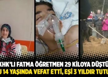 KHK’lı Fatma Öğretmen 29 kiloya düştü, oğlu 14 yaşında vefat etti, eşi 3 yıldır tutuklu
