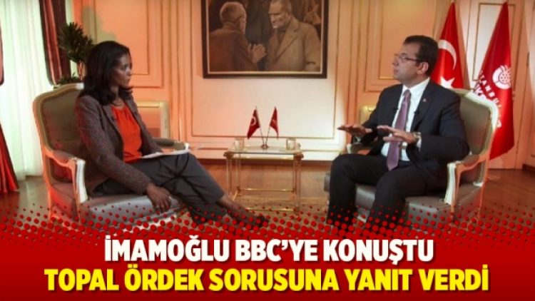 İmamoğlu BBC’ye konuştu, topal ördek sorusuna yanıt verdi