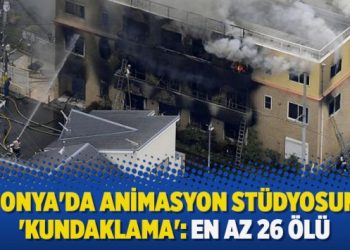 Japonya’da animasyon stüdyosunda ‘kundaklama’: En az 26 ölü