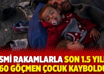 Resmi rakamlarla son 1.5 yılda 160 göçmen çocuk kayboldu