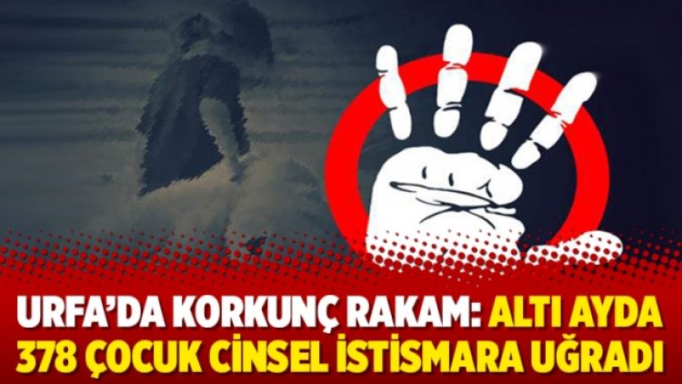 Urfa’da korkunç rakam: Altı ayda 378 çocuk cinsel istismara uğradı