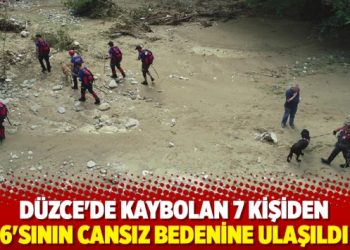 Düzce’de selde kaybolan 7 yaşındaki çocuğun cansız bedeni bulundu