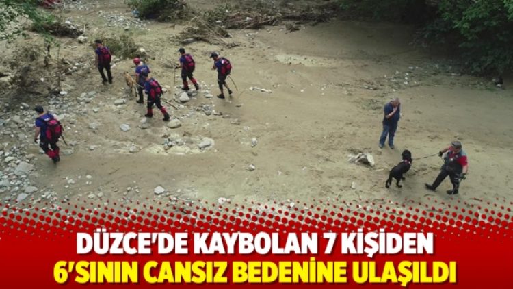 Düzce’de selde kaybolan 7 yaşındaki çocuğun cansız bedeni bulundu