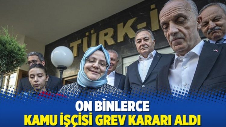 Binlerce kamu işçisi grev kararı aldı
