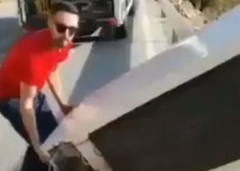 Adam eski buzdolabını doğaya atıp filmini yayınladı, polis adamı bulup geri çekim yaptırdı!