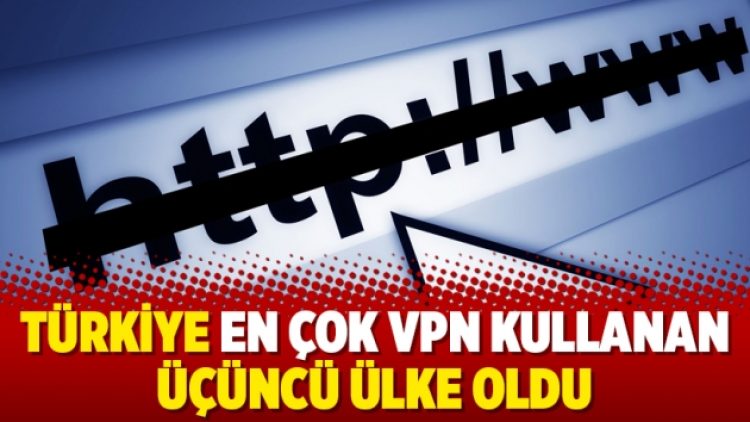 Türkiye en çok VPN kullanan üçüncü ülke oldu