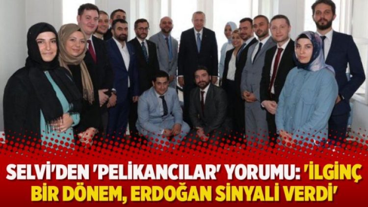 ​Selvi’den ‘Pelikancılar’ yorumu: ‘İlginç bir dönem, Erdoğan sinyali verdi’