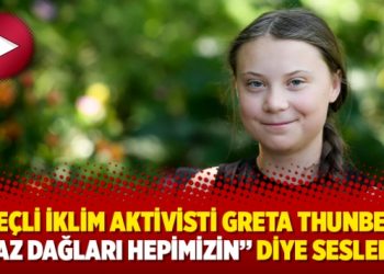 İsveçli iklim aktivisti Greta Thunberg, “Kaz Dağları hepimizin” diye seslendi