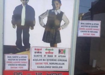 “Suriyeli bu dükkana girerse dayak yer” afişi asan esnafa ceza