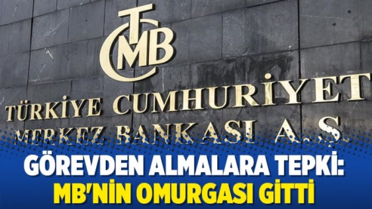 Görevden almalara tepki: MB’nin omurgası gitti