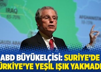 ABD Büyükelçisi: Suriye’de Türkiye’ye yeşil ışık yakmadık