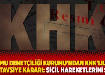 Kamu Denetçiliği Kurumu’ndan KHK’lılar için tavsiye kararı: Sicil hareketlerini silin