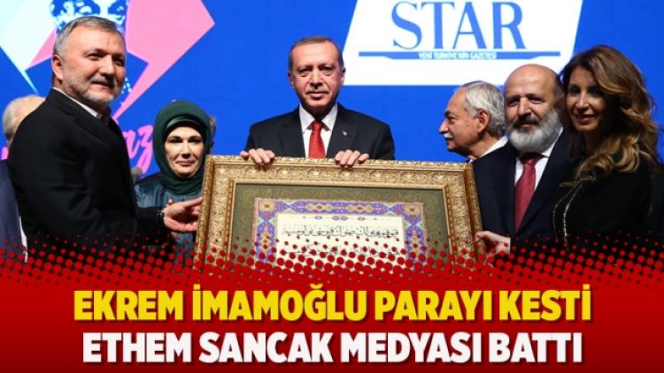 Ekrem İmamoğlu parayı kesti Ethem Sancak Medyası battı