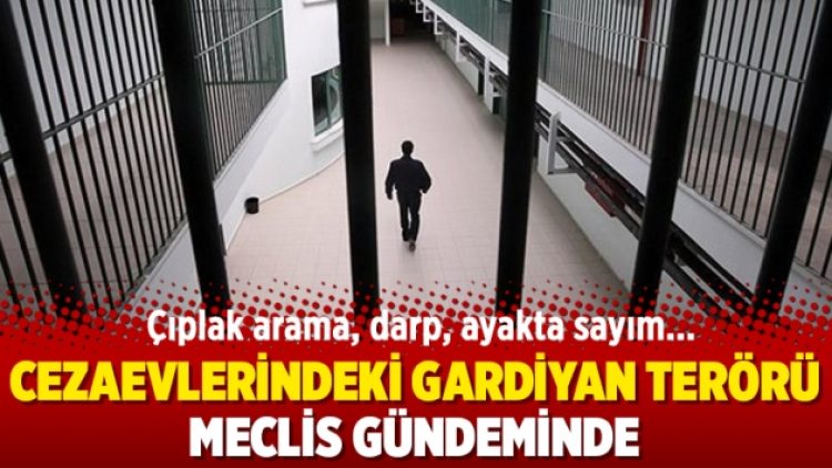 Cezaevlerindeki gardiyan terörü Meclis gündeminde