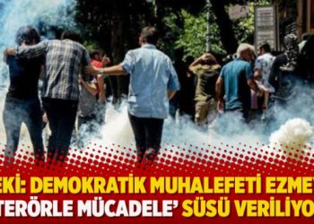 Beki: Demokratik muhalefeti ezmeye ‘terörle mücadele’ süsü veriliyor